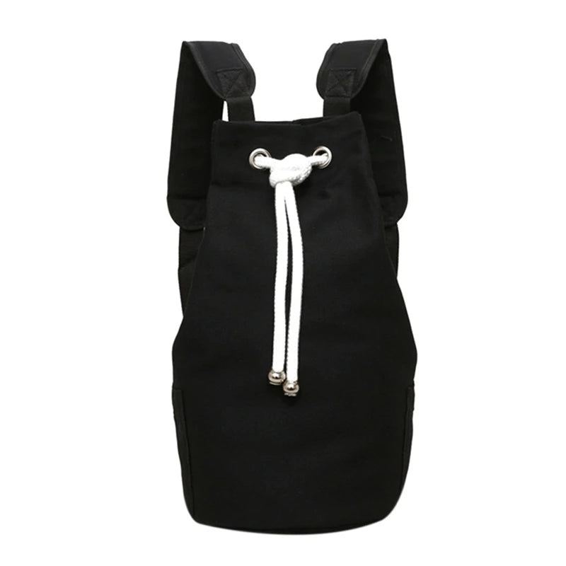 Casual Men Canvas Large Capacity Backpack Rucksack Pack School Bag