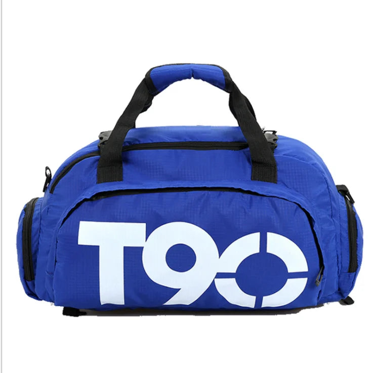 Sequins Gym Bag with Shoe Compartment, Waterproof Sport Bags