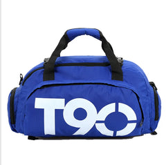 Sequins Gym Bag with Shoe Compartment, Waterproof Sport Bags