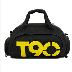 Sequins Gym Bag with Shoe Compartment, Waterproof Sport Bags