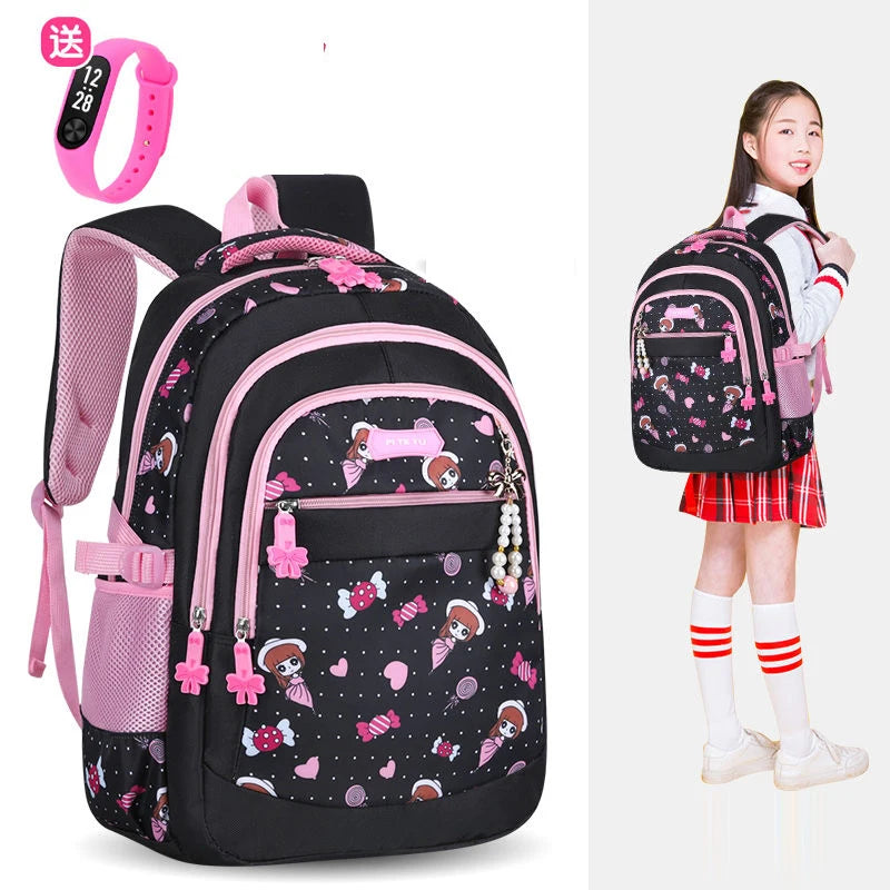 Girls Princess School Backpack Gift Kid School Bag Pack Mochila