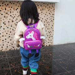Unicorn Kindergarten School Bag Anti-lost Toddler Backpack