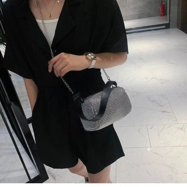 Shoulder Bag Armpit Pillow Handle Cylinder Chain Strip Messenger Women's Bag