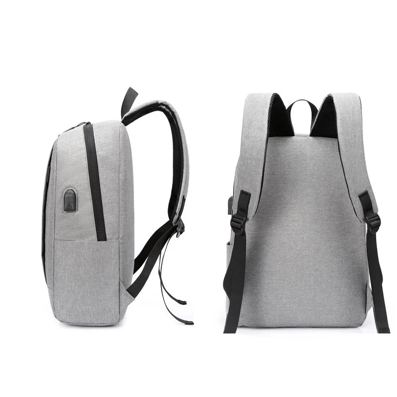 USB Backpack Anti Theft Men Travel Daypack School Bag