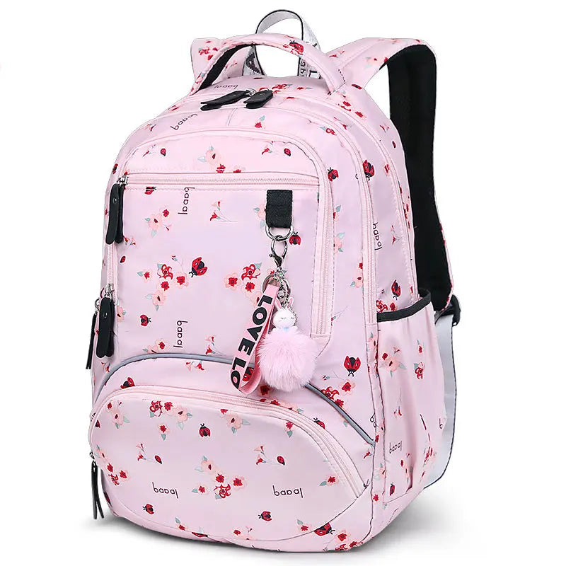 Student School Backpack Printed Waterproof Bagpack Primary School Book Bags