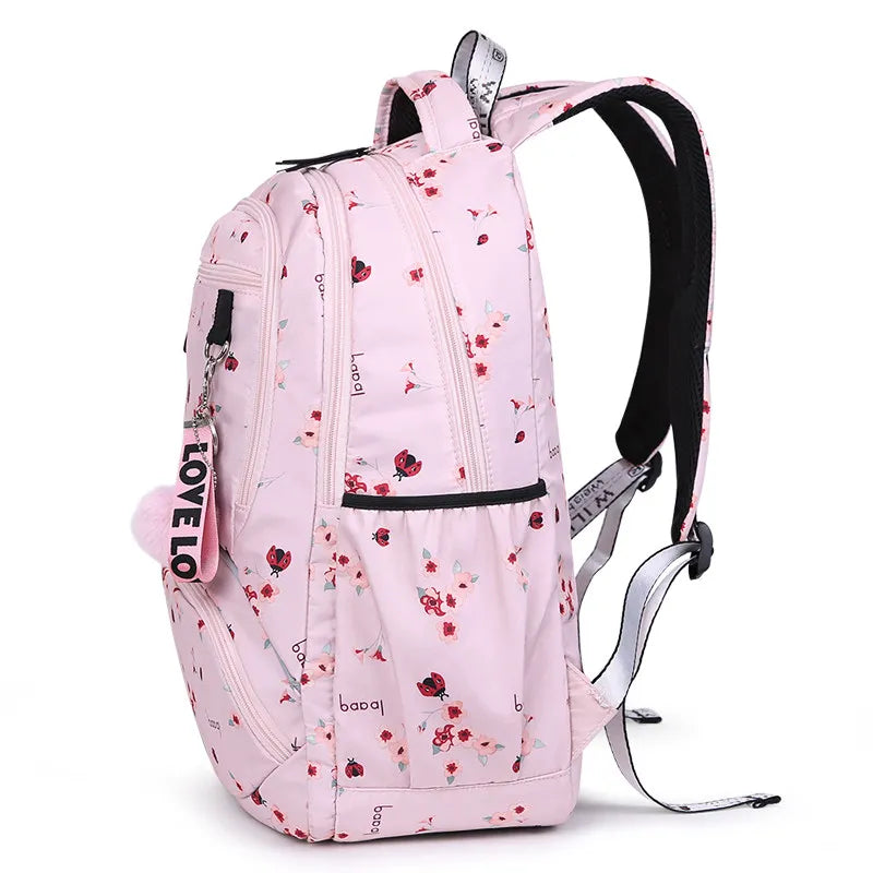Student School Backpack Printed Waterproof Bagpack Primary School Book Bags
