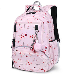 Student School Backpack Printed Waterproof Bagpack Primary School Book Bags
