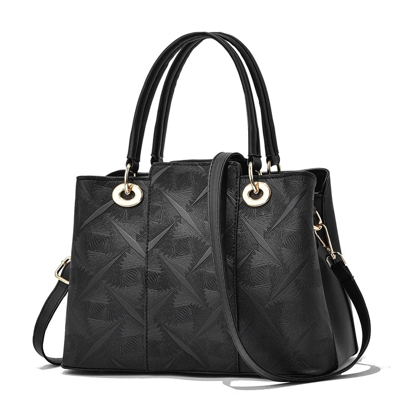 Luxry PU Leather Crossbody Tote Bag for Women Shoulder Handbag