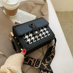 Leather Shoulder Bag Crossbody Flap Bag for Women