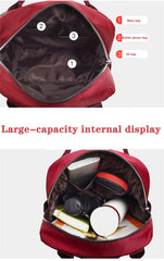 Waterproof Nylon Women Handbag and Backpack Combo