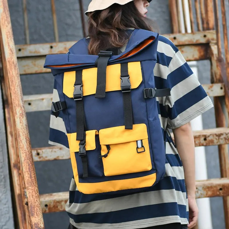 Nylon Backpack Multifunctional Travel Men Shoulder Bags Female Bagpack