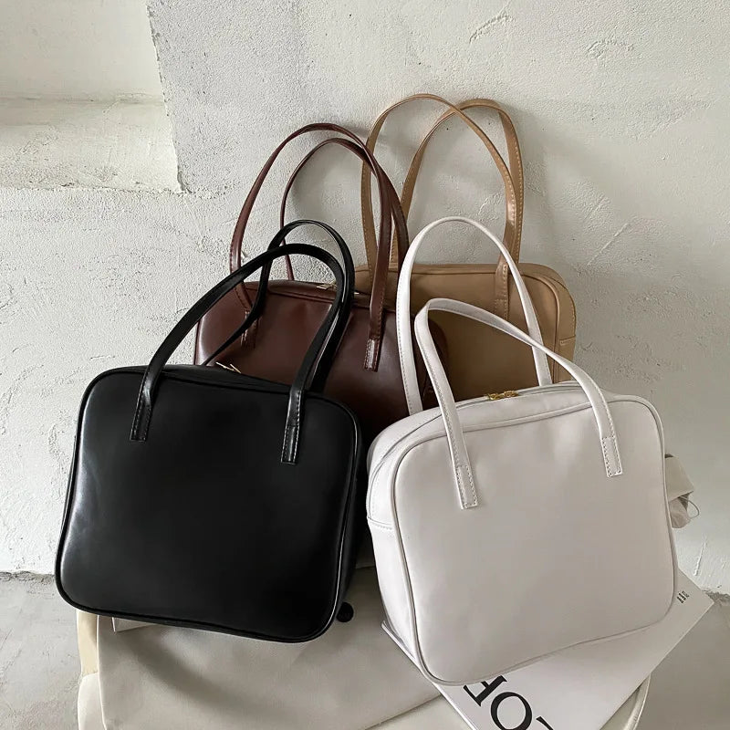 PU Leather Shopping Bag Handbags Famous Brands Women Shoulder Bag