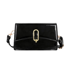 Retro Casual Lady Handbag Shoulder Bag PU Leather Small Square Bag
