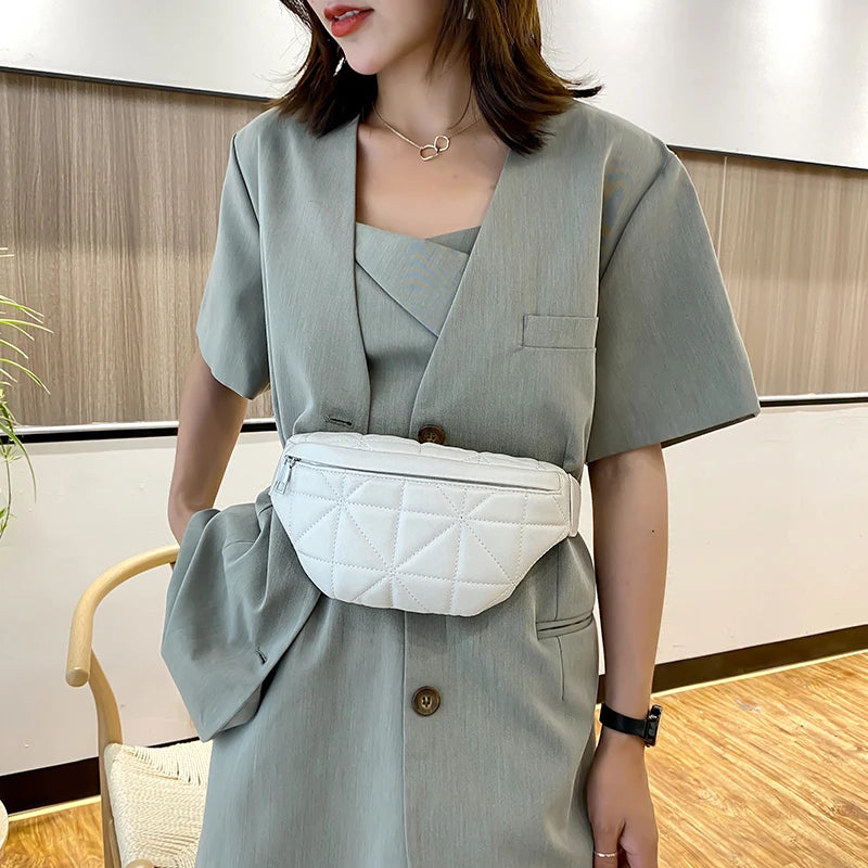 Women's Solid Waist Pack Travel Belt Bag