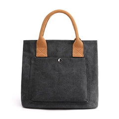 Women Canvas Shopping Tote Bag Foldable Reusable Casual Handbag
