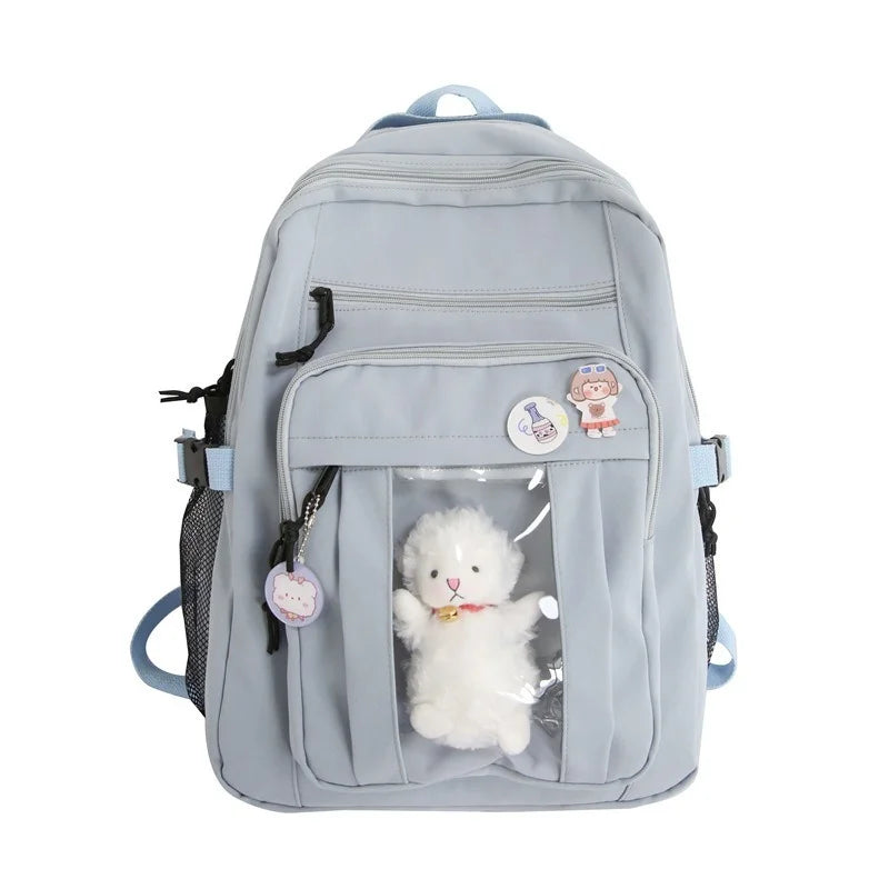 Summer Nylon Women Rucksack Female Travel Double Shoulder Backpack