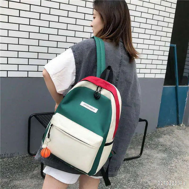 Canvas Women's Backpack College Style Bag