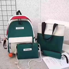 Canvas Women's Backpack College Style Bag
