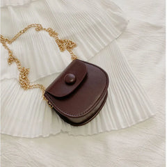 Chain Saddle Bag Net Red Ocean Style Shoulder Crossbody Mini Bag Women