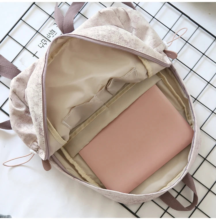 Waterproof School Backpack for Teenagers Couples Travel