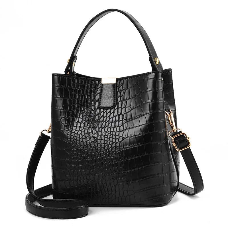 Women's Leisure Bucket Bag Single Shoulder Messenger Bag