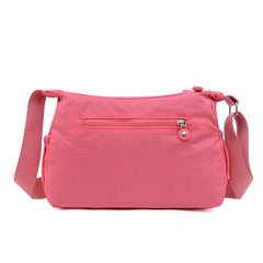 Women's Waterproof Nylon Crossbody Bag Wave Point Shoulder Messenger Bag