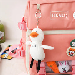 Preppy School Backpack Set Waterproof Laptop Backpacks High School Bags