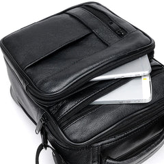 Men's Casual Leather Shoulder Messenger Bag Cross-body Tote