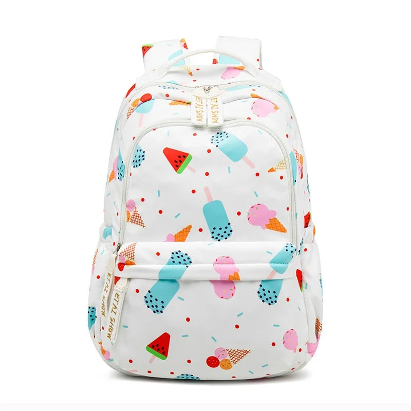 Female School Students Small Fresh Backpack Large Capacity