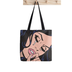 Klimt Kiss Tote Bag Harajuku Shopper Handbag Canvas Lady Shoulder Bag