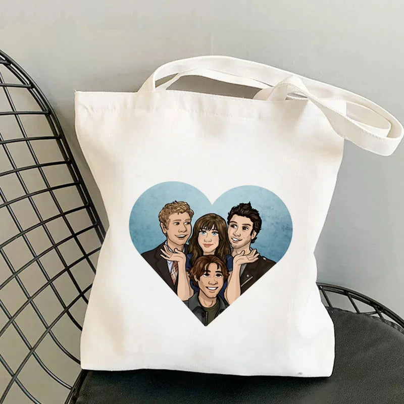 Gilmore Girls Tote Bag Harajuku Shopper Handbag Canvas Shoulder Lady Bag
