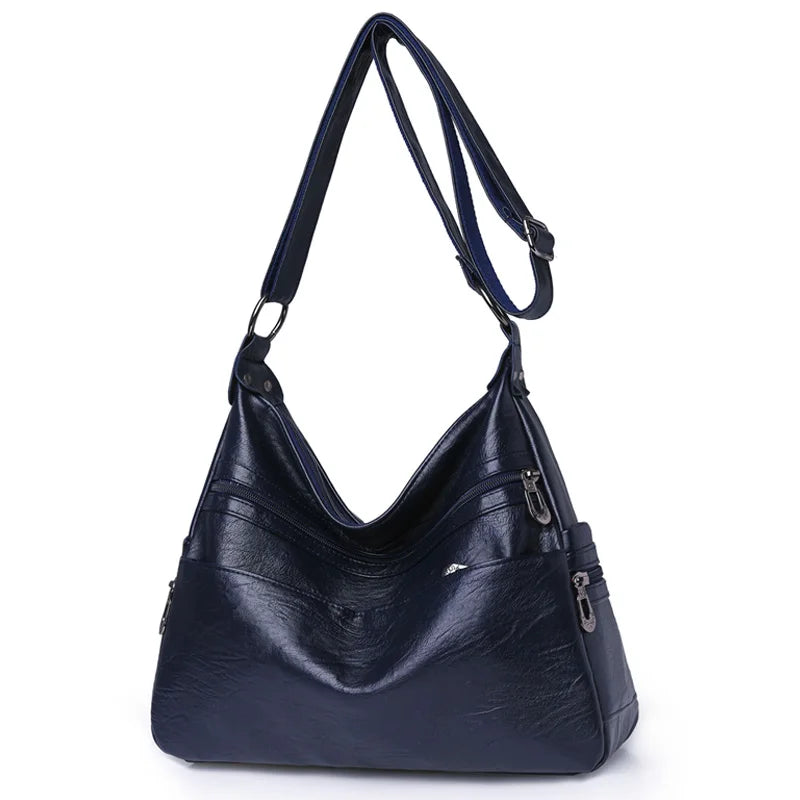 Soft Women Messenger Bags Totes Crossbody Bags High capacity Solid Shoulder Bags