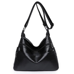 Soft Women Messenger Bags Totes Crossbody Bags High capacity Solid Shoulder Bags