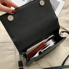 Plaid Small PU Leather Crossbody Bag for Women