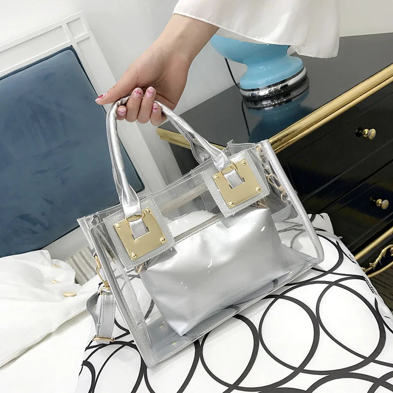 Summer Clear Women's Jelly Shoulder Bag