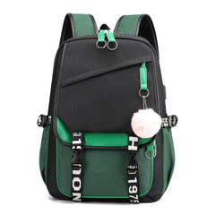 Water Resistant Durable School Backpack for High School Girls