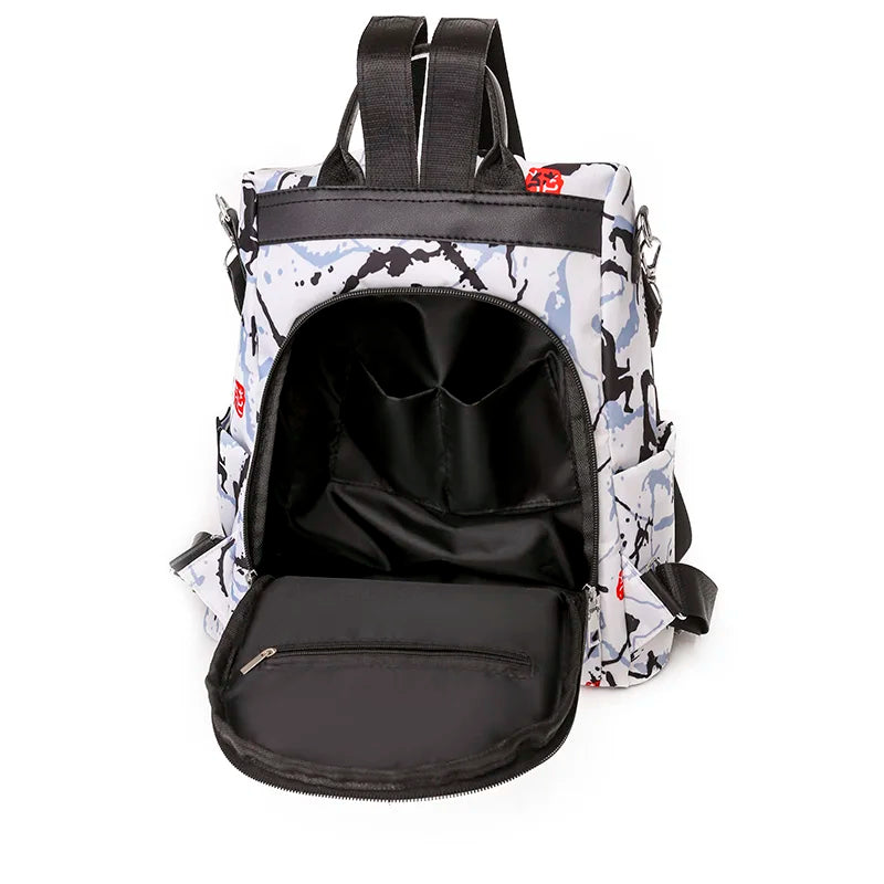 Waterproof Oxford Girl Backpack for School Anti-Theft Bag