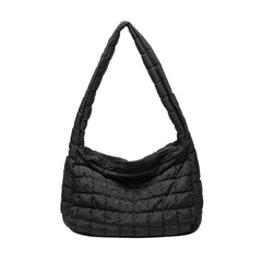Winter Eiderdown Crossbody Bags for Women Handbag Travel Shopper Totes