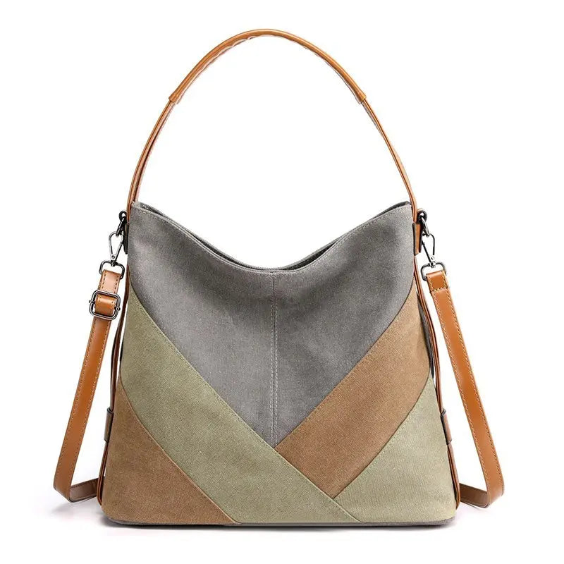 Canvas Handbag Shoulder Bags Women's Messenger Bag Casual Clutch Purse