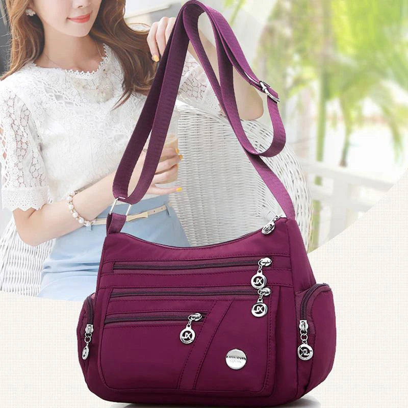 Waterproof Nylon Oxford Crossbody Bag Large Capacity Travel Bags