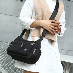 Waterproof Nylon Oxford Crossbody Bag Large Capacity Travel Bags