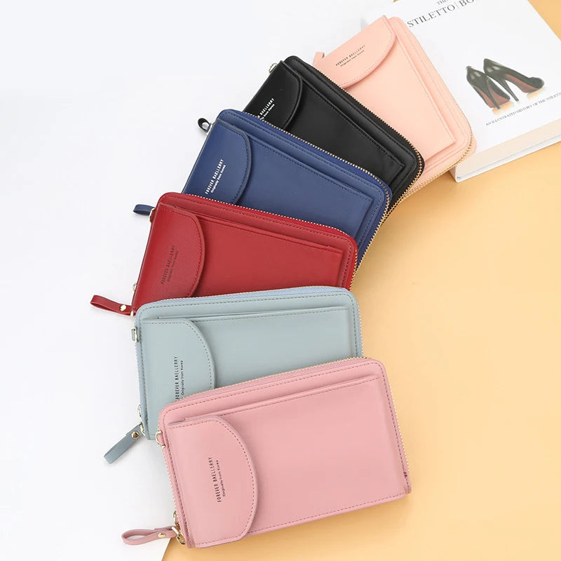 Women Wallet Cell Phone Bags Clutch Shoulder Long Straps