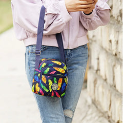 Women's Nylon Cross Small Shoulder Bag