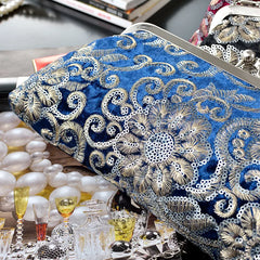 Chinese Vintage Style Party Cross Body Bag Evening Clutch Purse