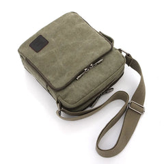 Canvas Diagonal Bag Men's Outdoor Shoulder Wallet