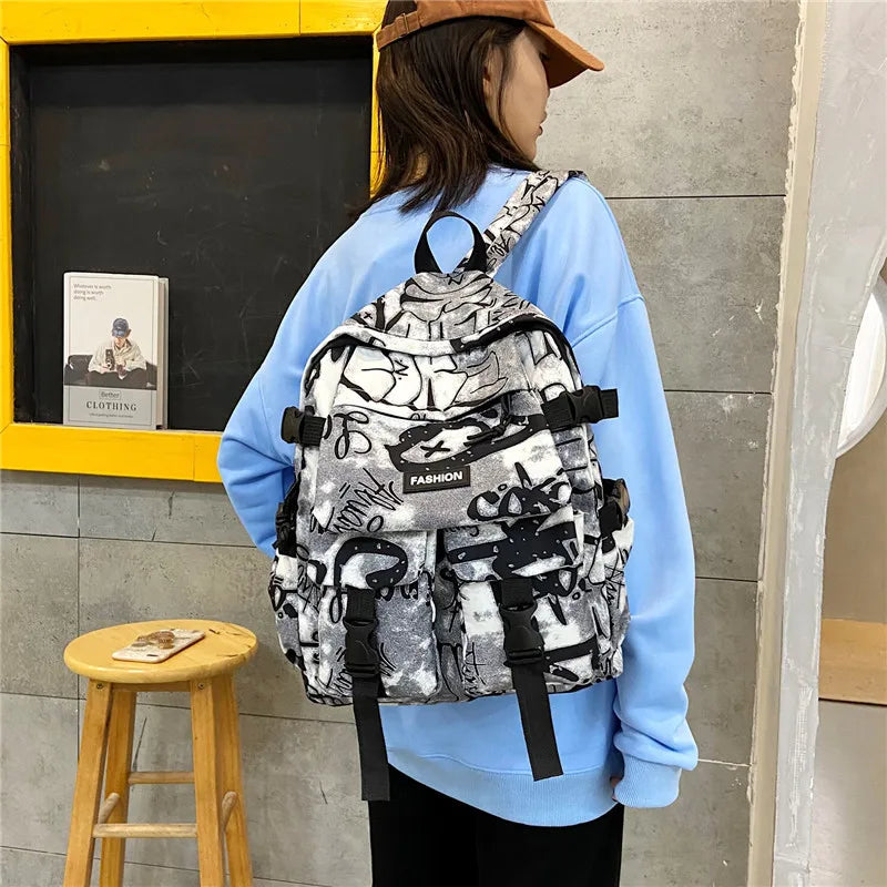 Large Capacity Student Backpacks for Men and Women