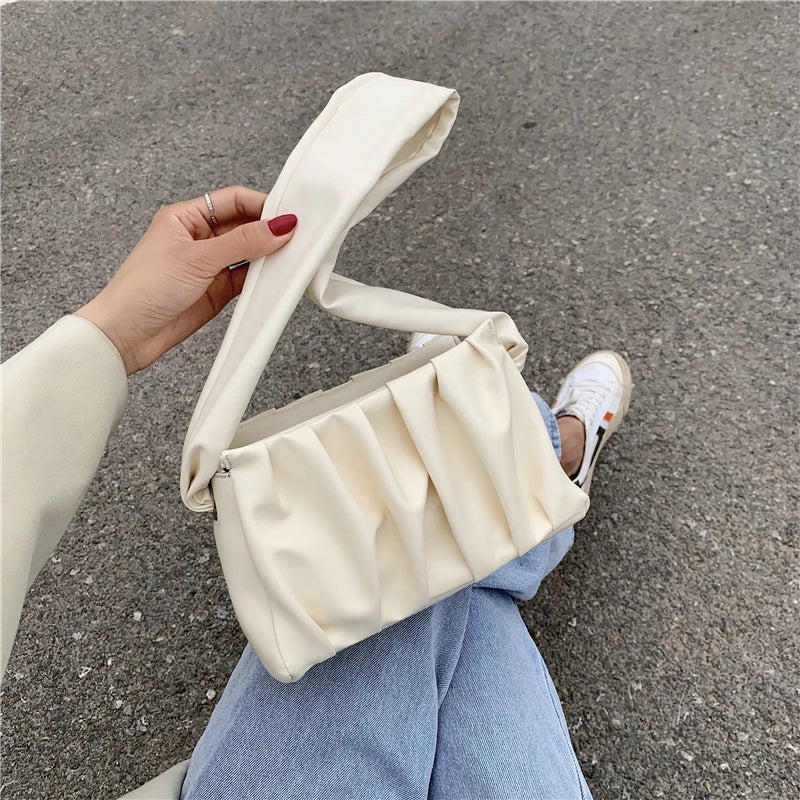 Niche Fold Bag Commuter Underarm Bag Soft Side