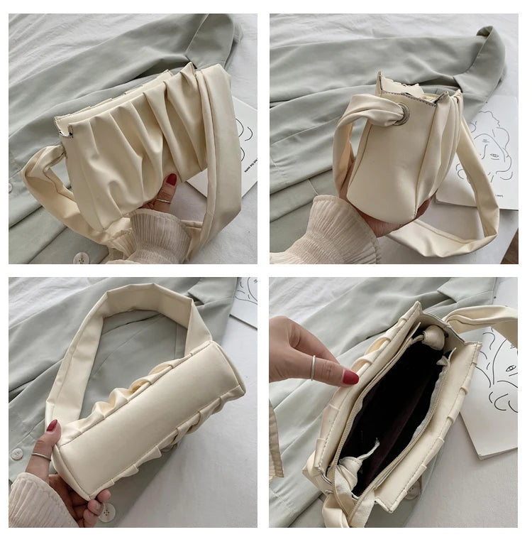 Niche Fold Bag Commuter Underarm Bag Soft Side