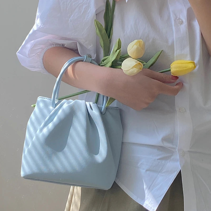 Mini Single Shoulder Small Bag Niche Handbag Fold