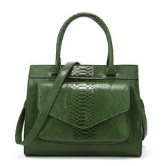 Snakeskin Portable Bag Women's Shoulder Handbag